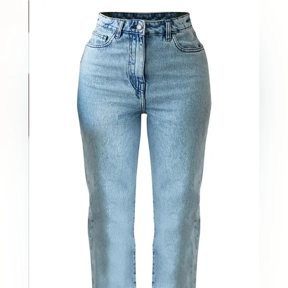 SOLD OUT on EBAY | PrettyLittleThings | NWT Vintage Wash Lace Up Straight Leg - Picture 5 of 5